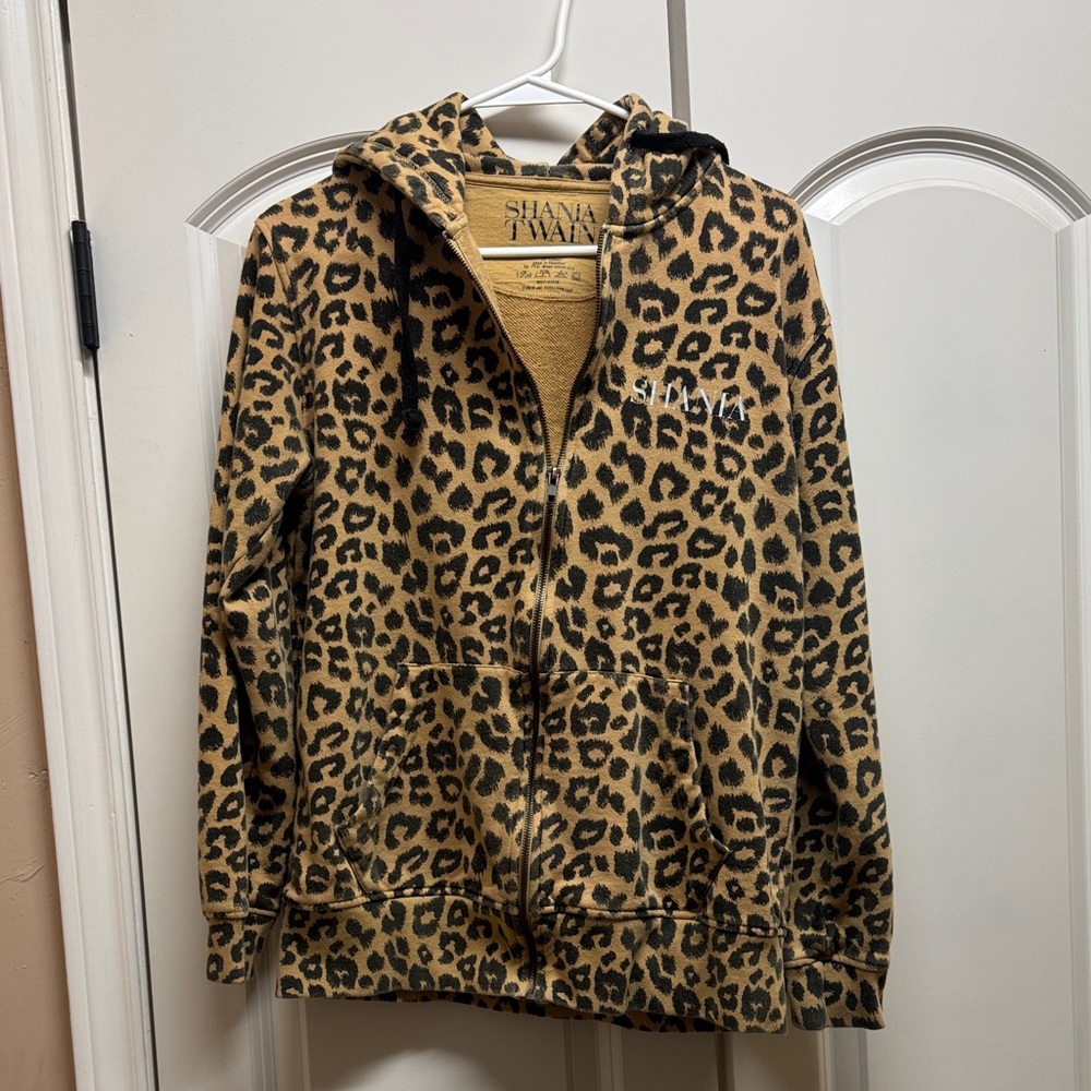 Shania Twain Las Vegas Residency Hoodie Medium Leopard Print